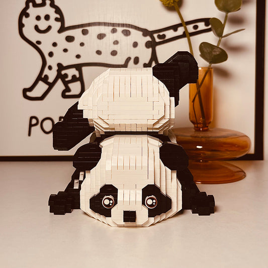 Panda ondersteboven