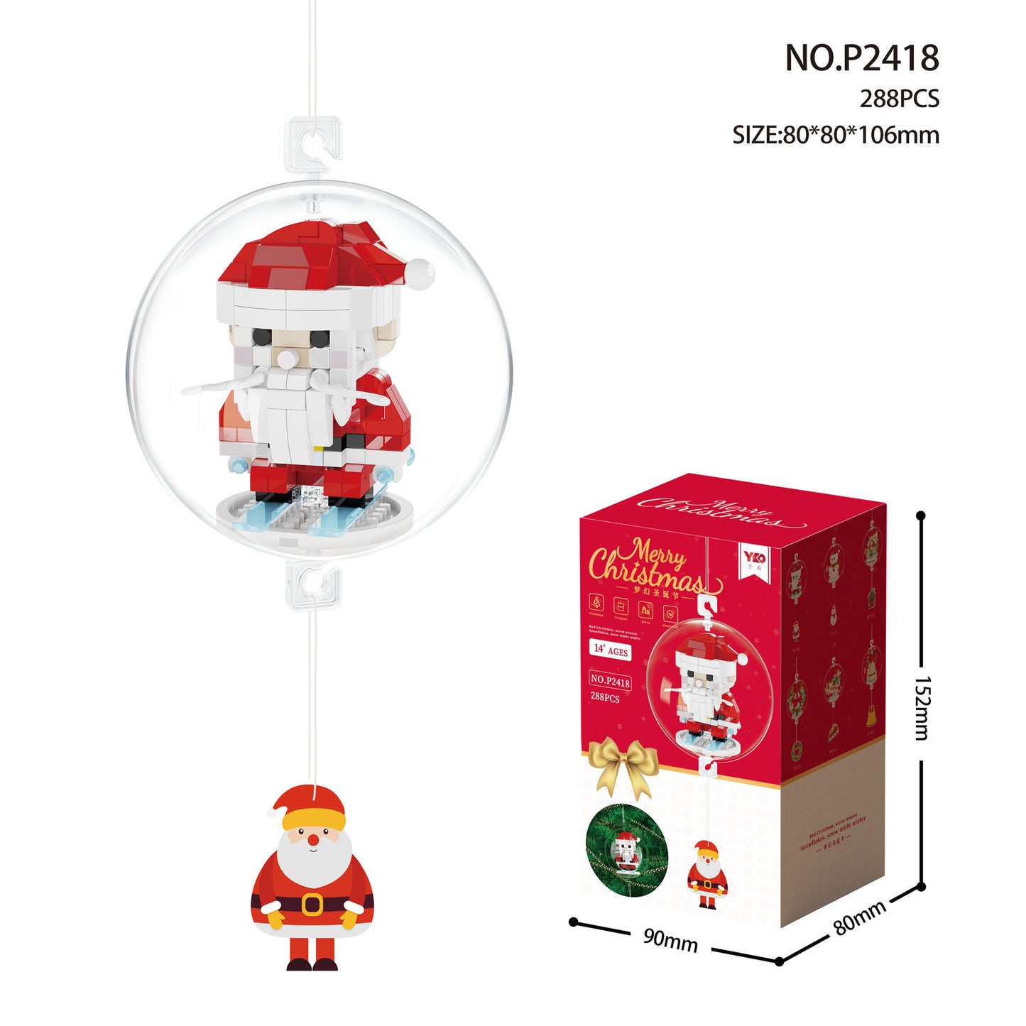 Kerstbal kerstman